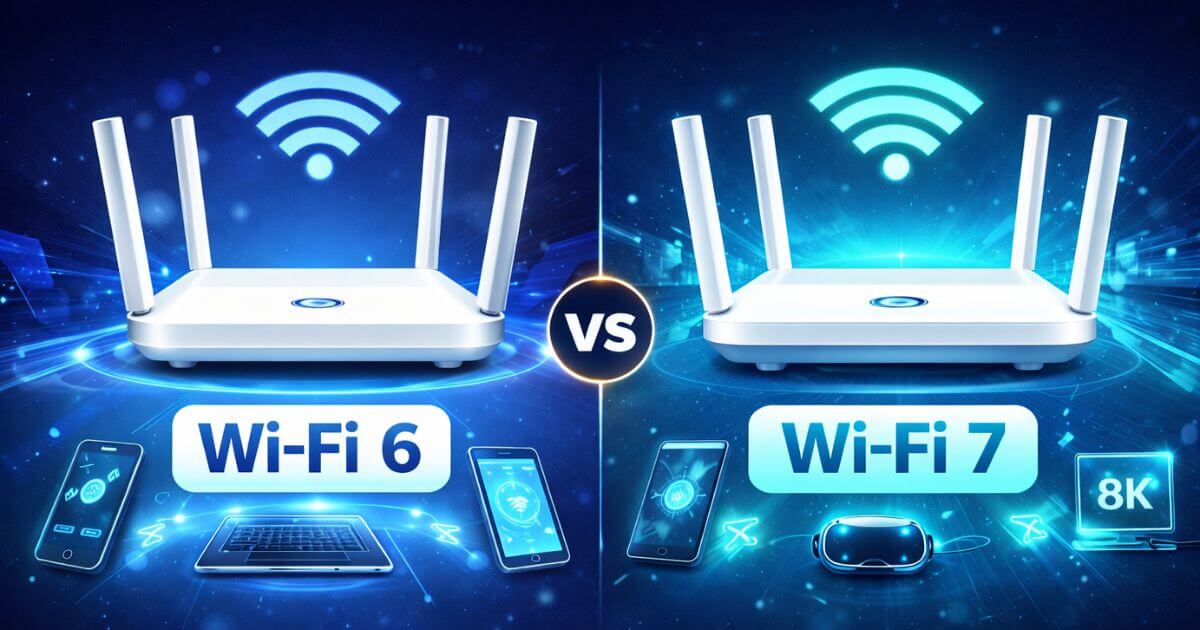 Wi-Fi 6 vs Wi-Fi 7 difference