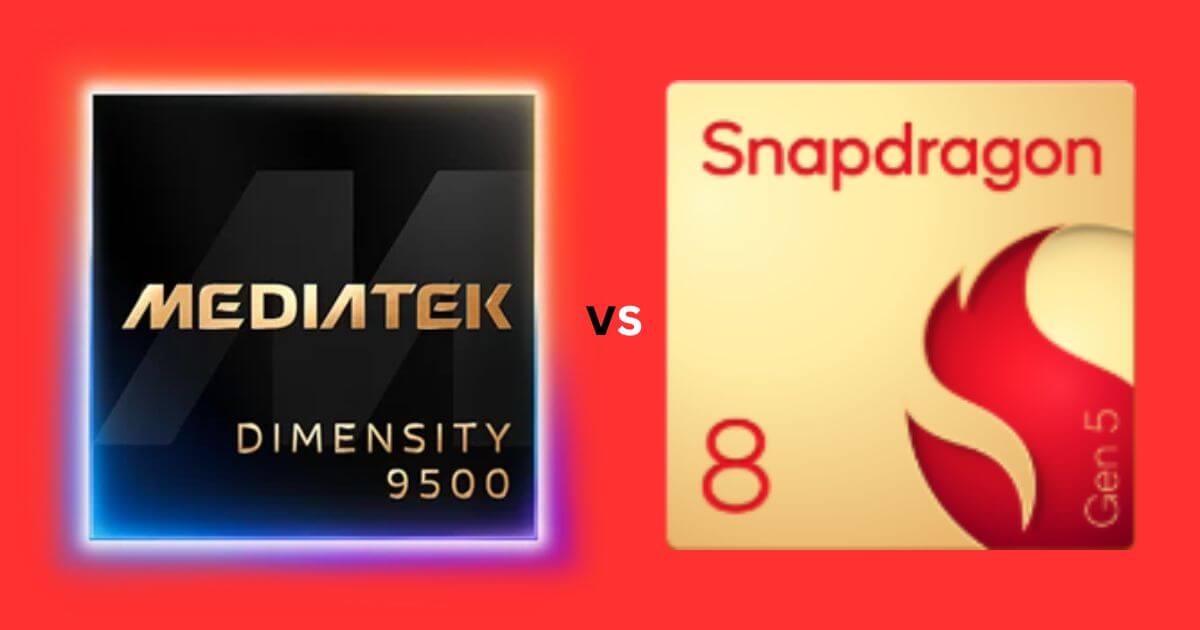 MediaTek Dimensity 9500 vs Snapdragon 8 Gen 5