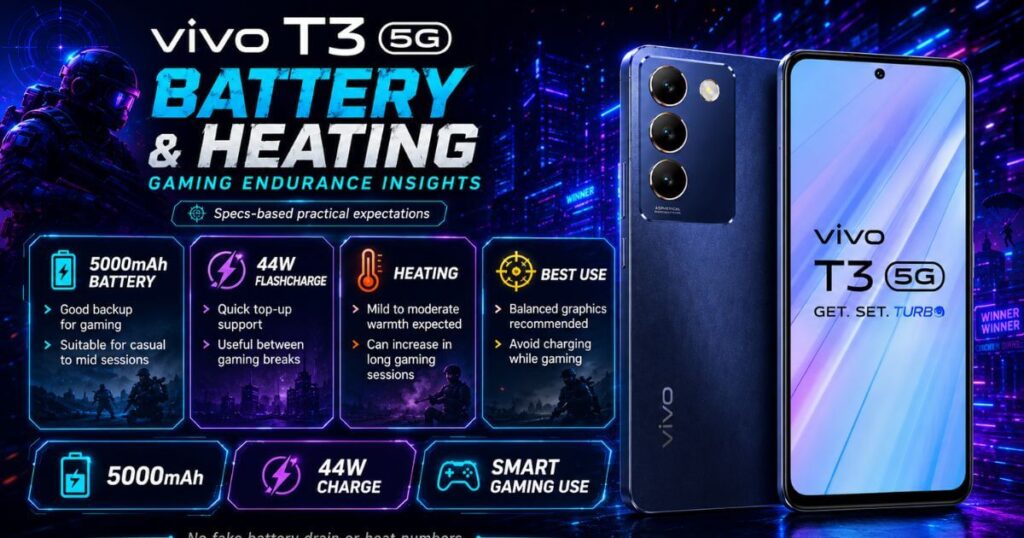 vivo T3 5G gaming review